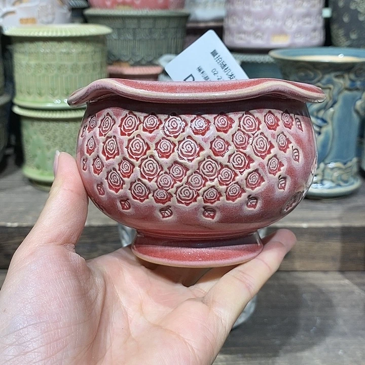 七里烧花盆2-22-309口径8