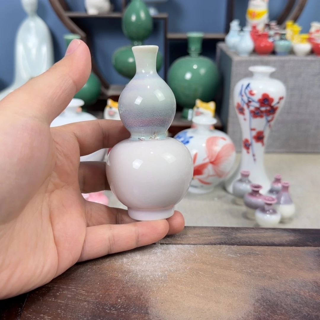 陶瓷手工小花器摆件