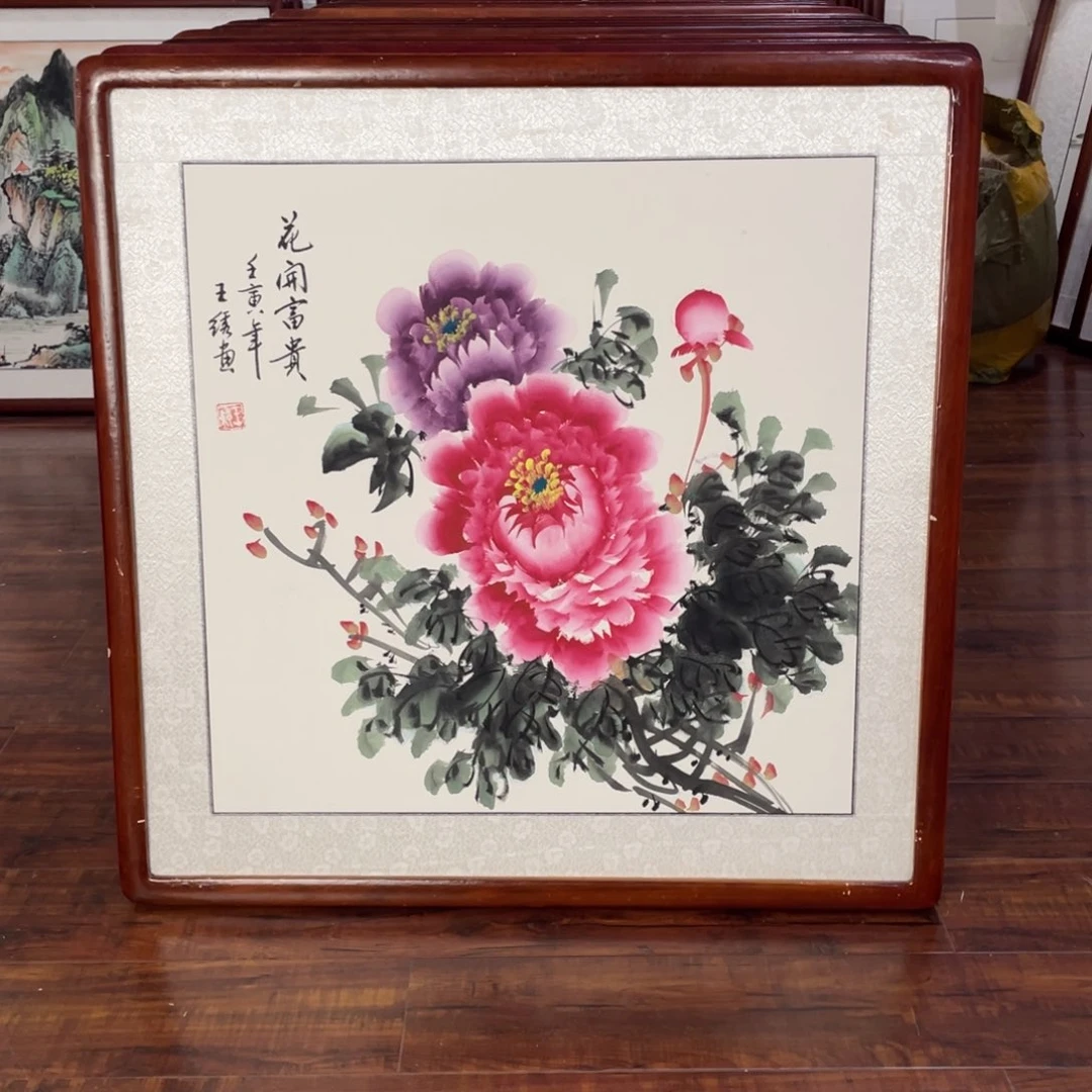 国画带框尺寸63*63厘米