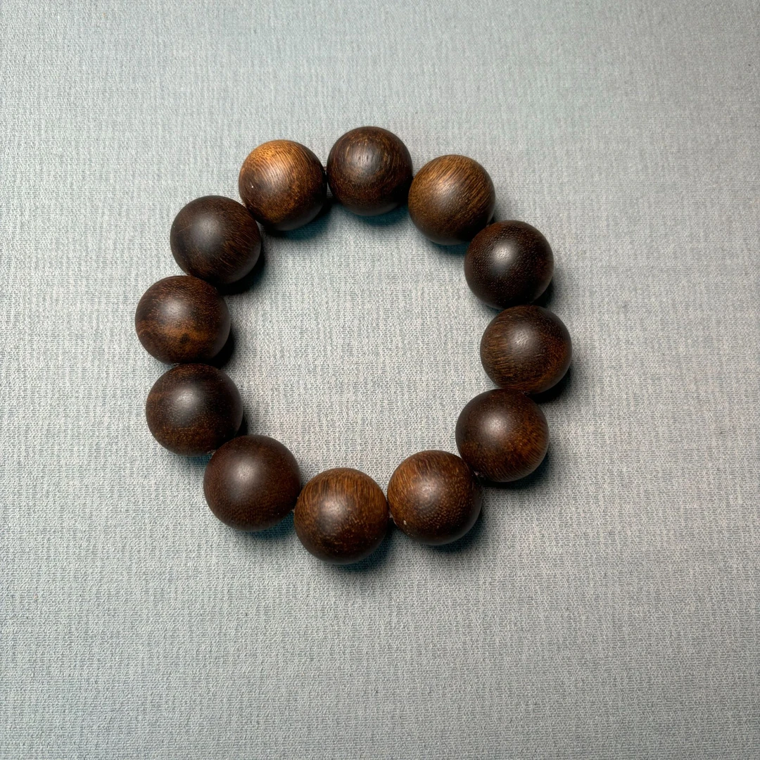 YDX068 沉香大圆珠手串尺寸约20mm 多样性发一件