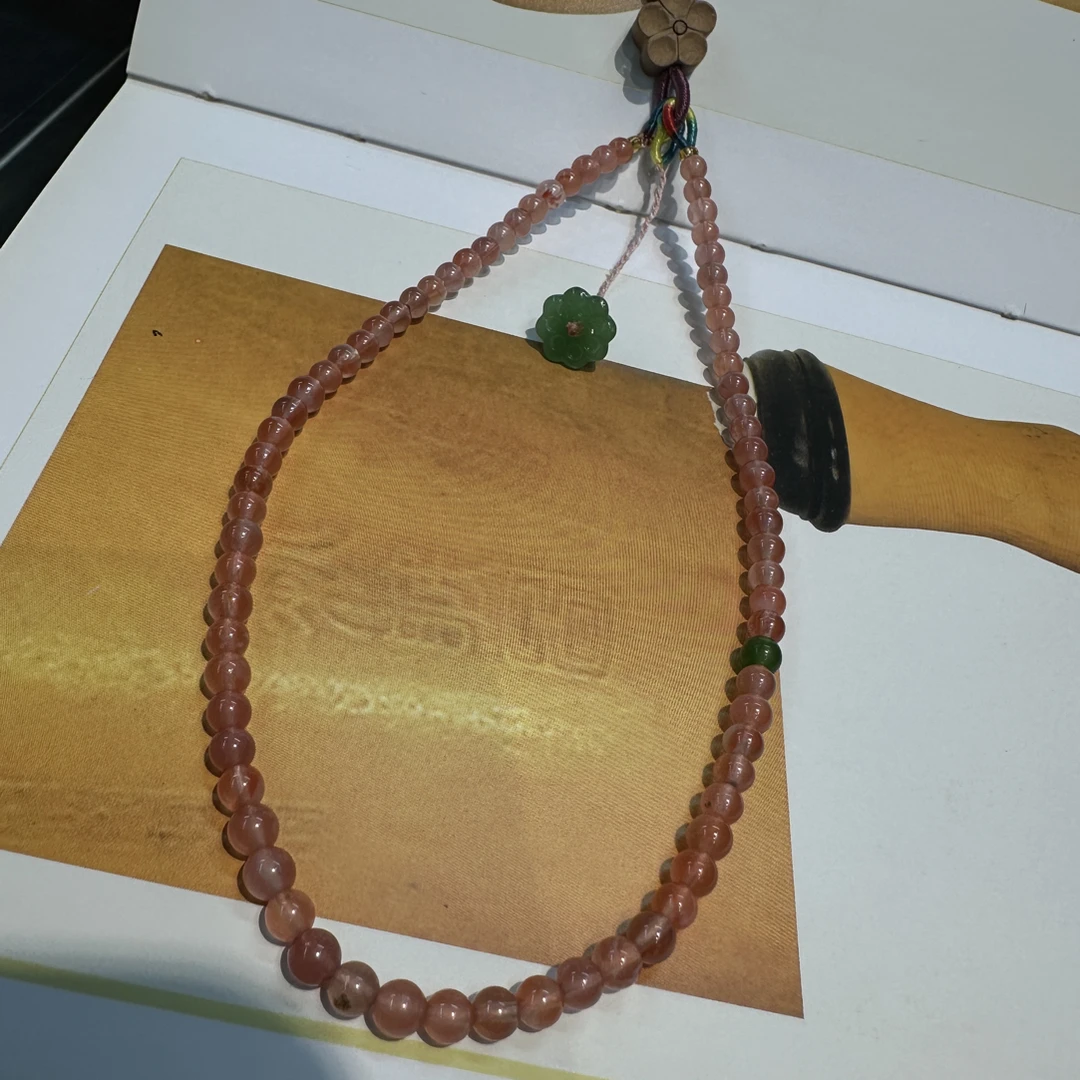 天然原色南红手机挂包挂钥匙挂