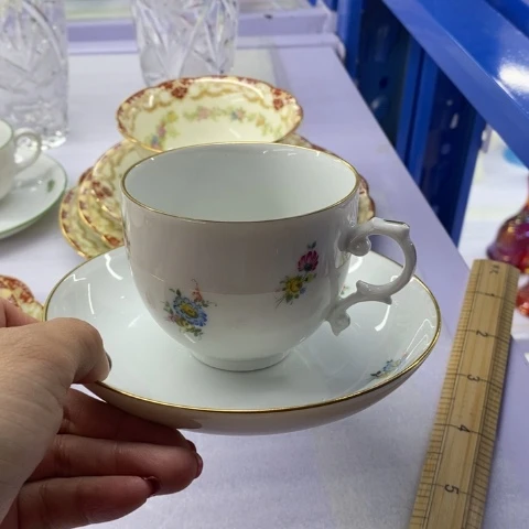 瓷片中古瓷器瓷盘0021