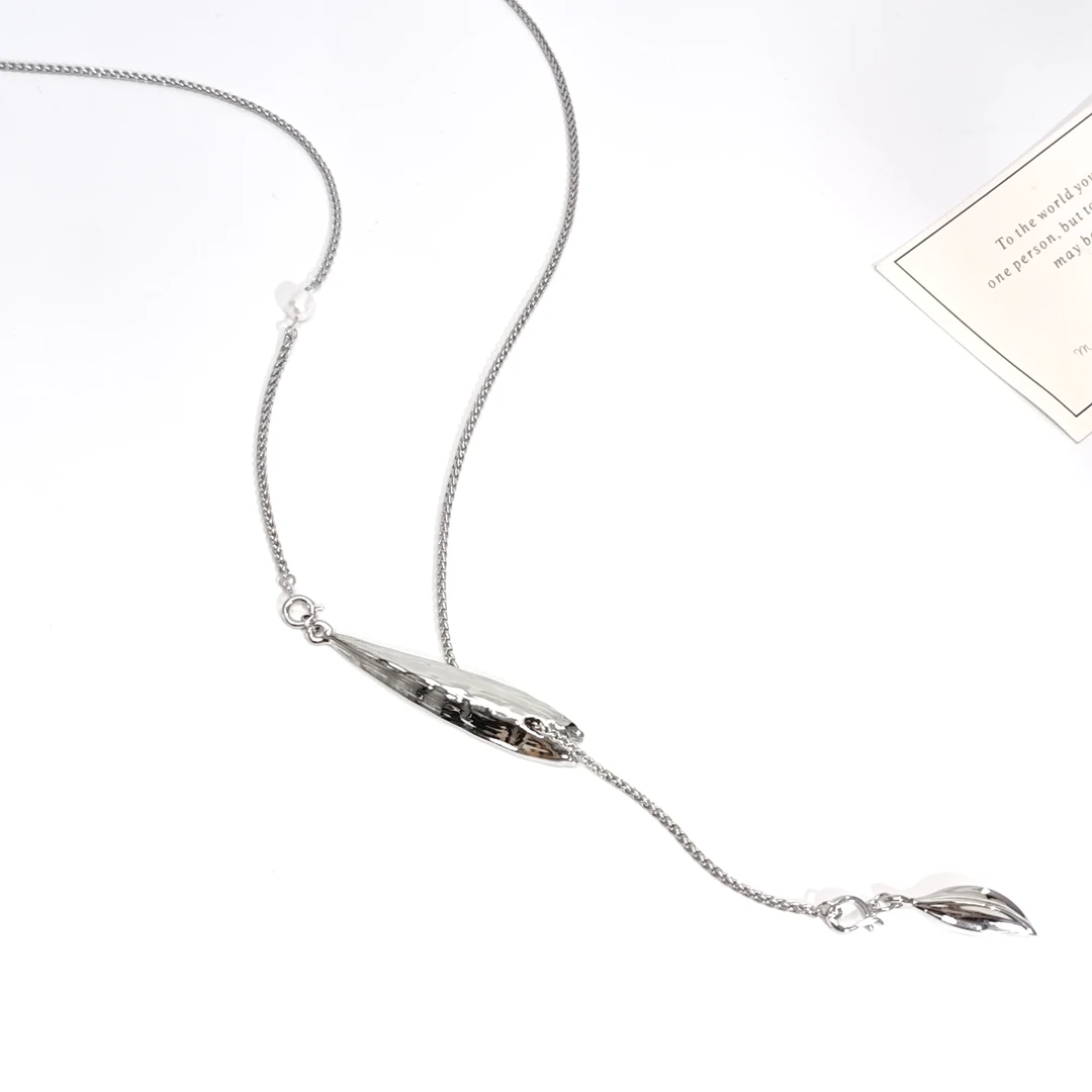 铜合金项链 07352小众设计感多戴法轻奢百搭长款项链