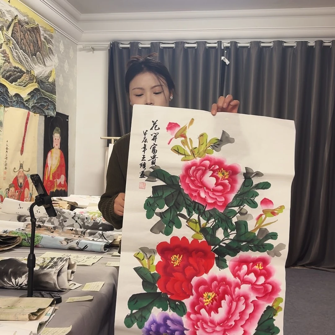 国画纯手绘图纯手绘纯手绘