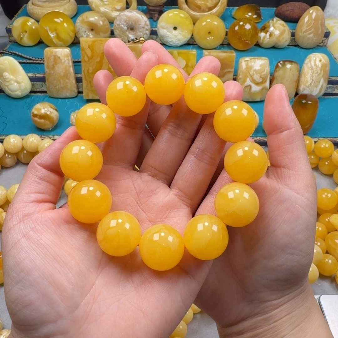 蜜蜡手链未镶嵌蜜蜡