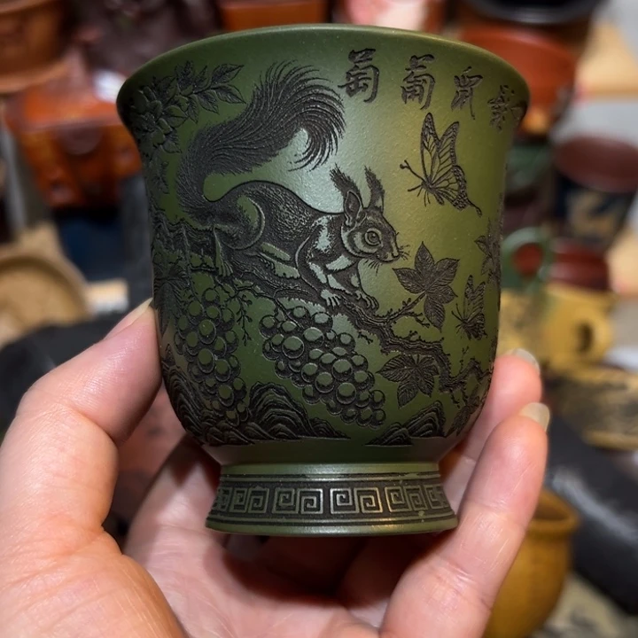 茶杯紫砂宜兴紫砂主人杯
