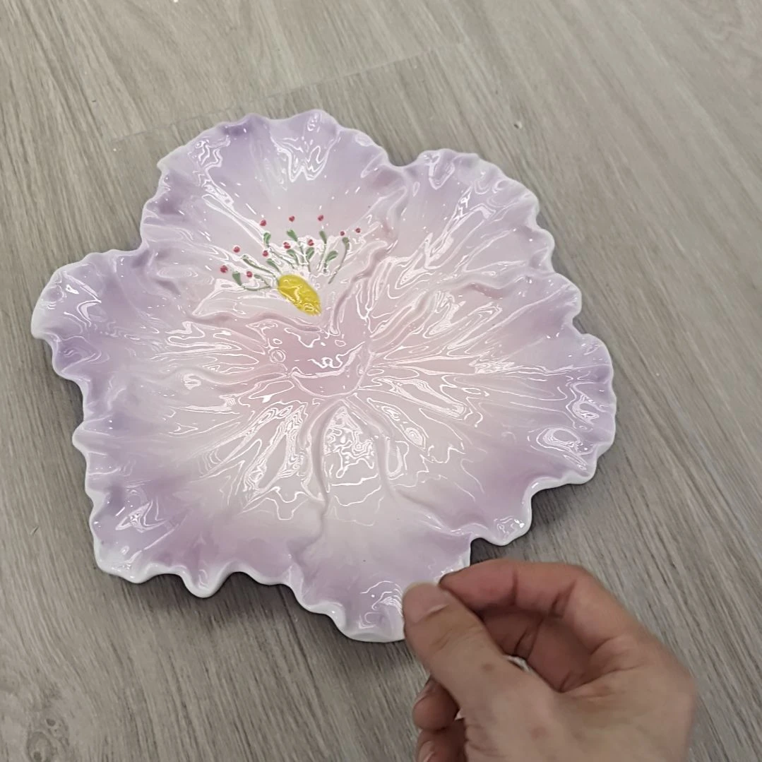 微瑕陶瓷餐具釉下彩10寸