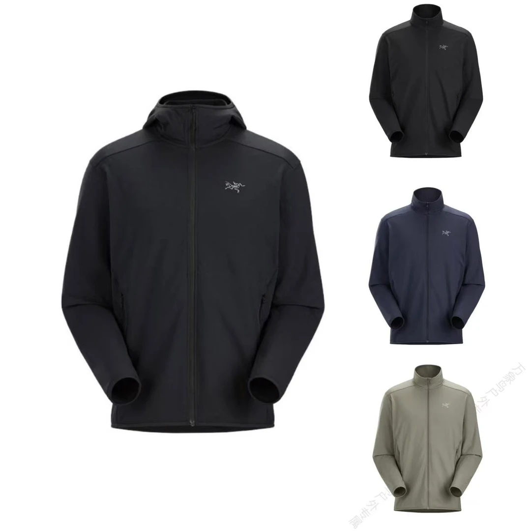 ARC'TERYX/始祖鸟Kyanite Lightweight 系列 刺绣抓绒连帽外套男