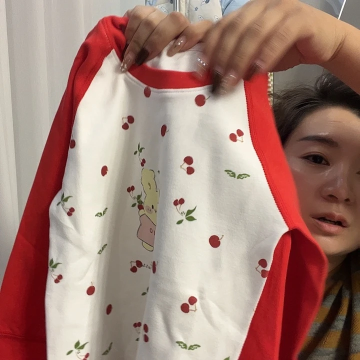 100码红色舒绒套装