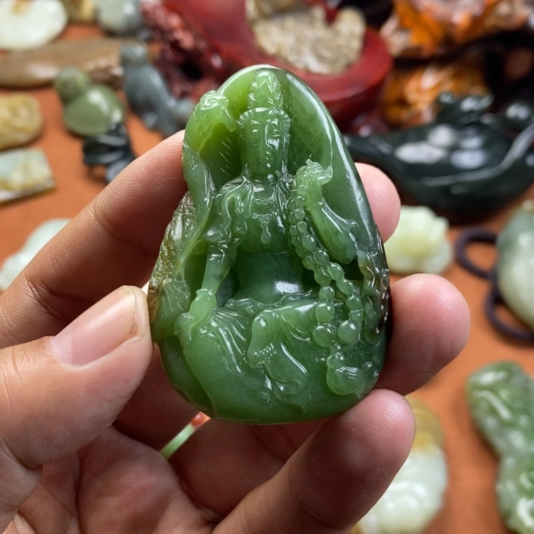 和田玉挂件未镶嵌