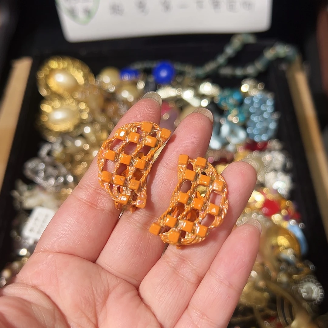 纯铜合成碳硅石耳夹 不退换
