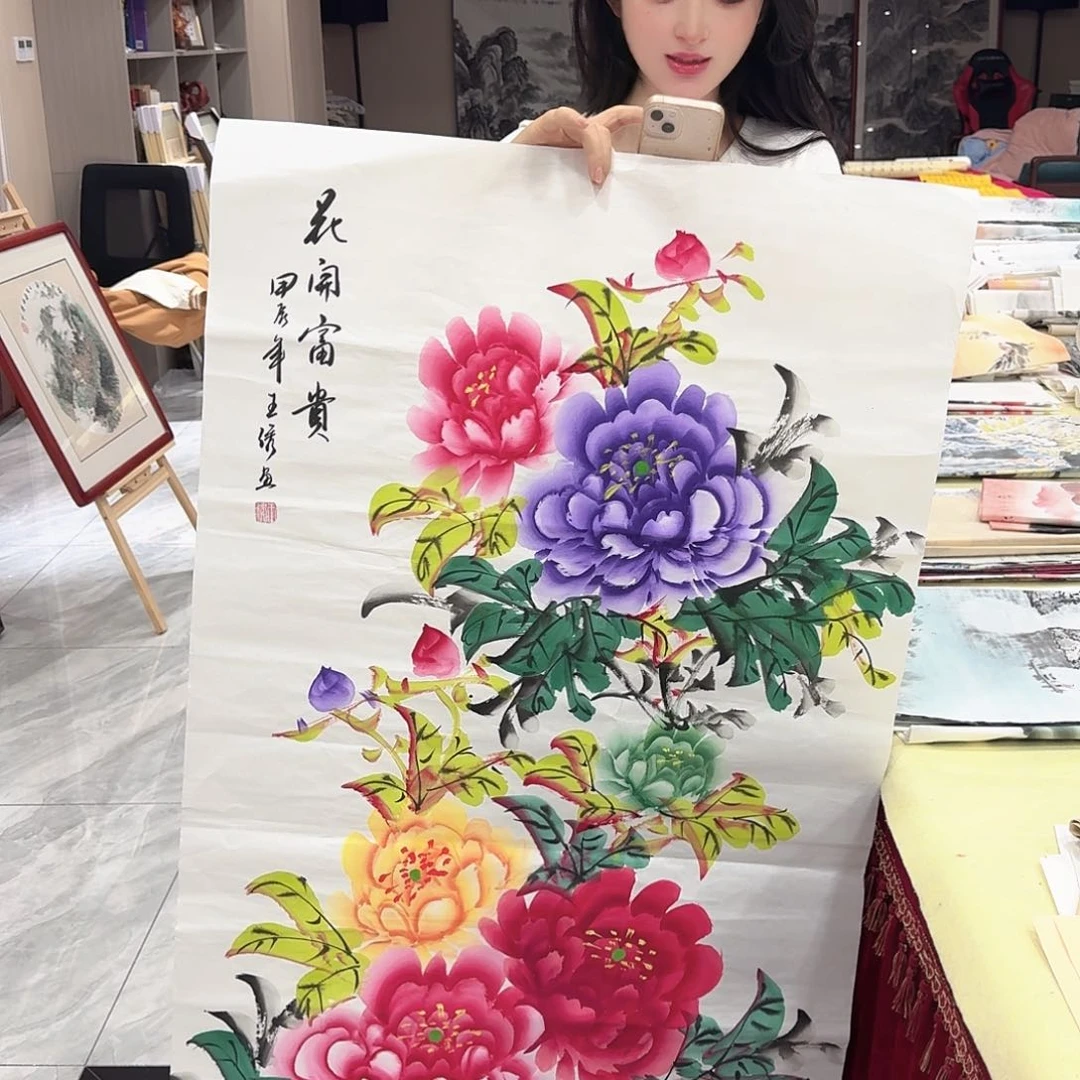国画国画作品多次入选