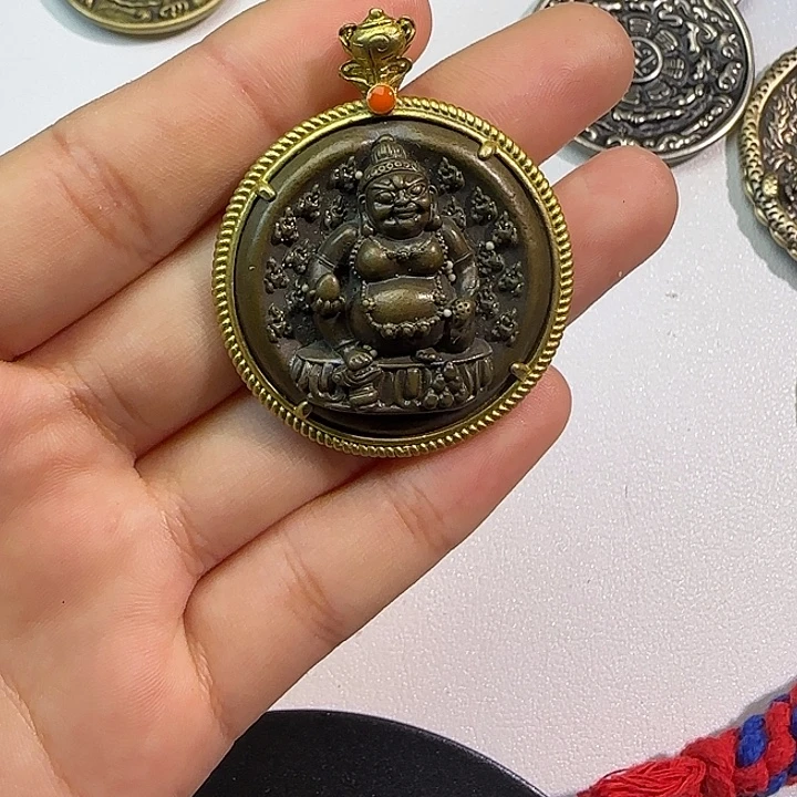 大***山核桃手串/手链藏传工艺品九宫八卦