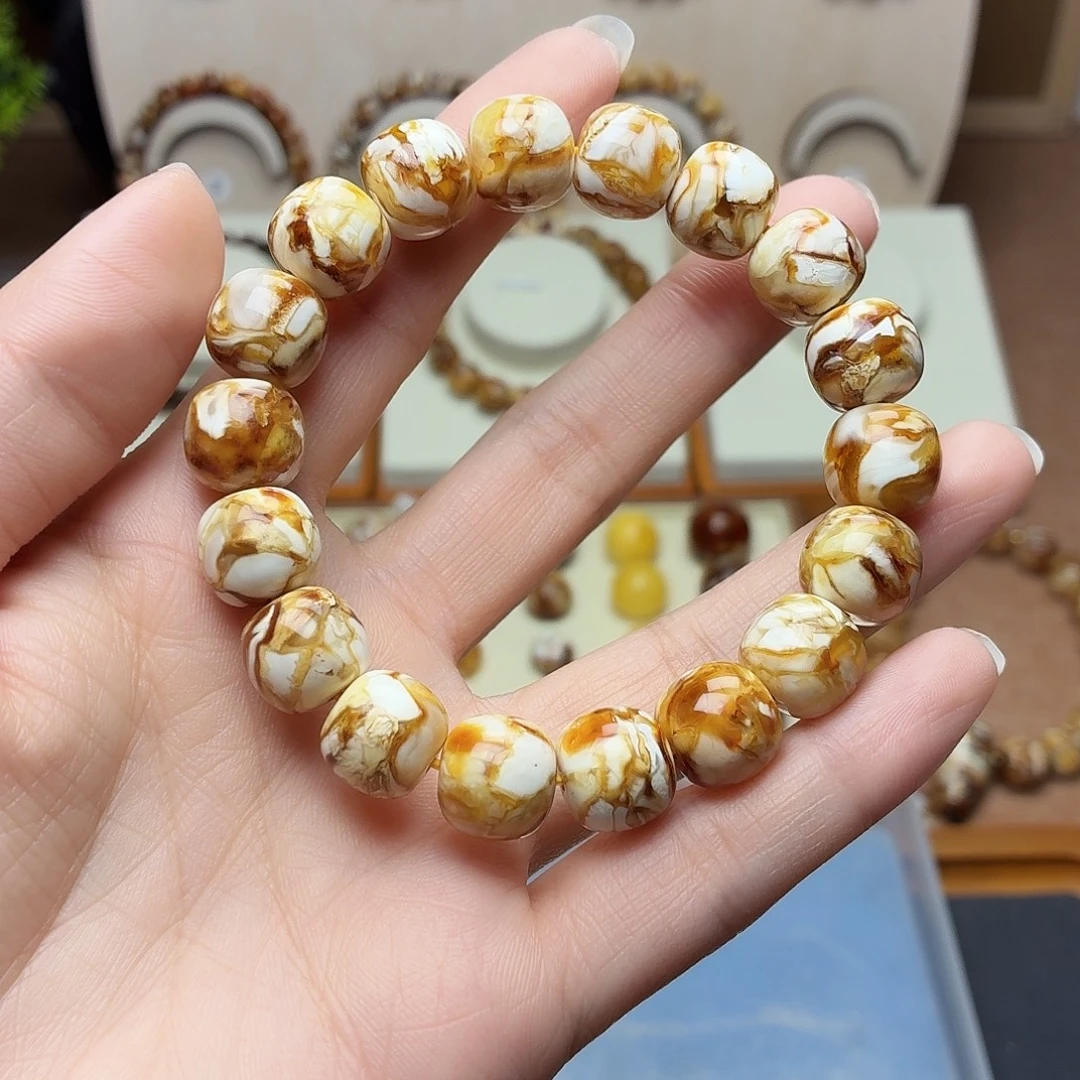 原***道沁色老型手串单圈12