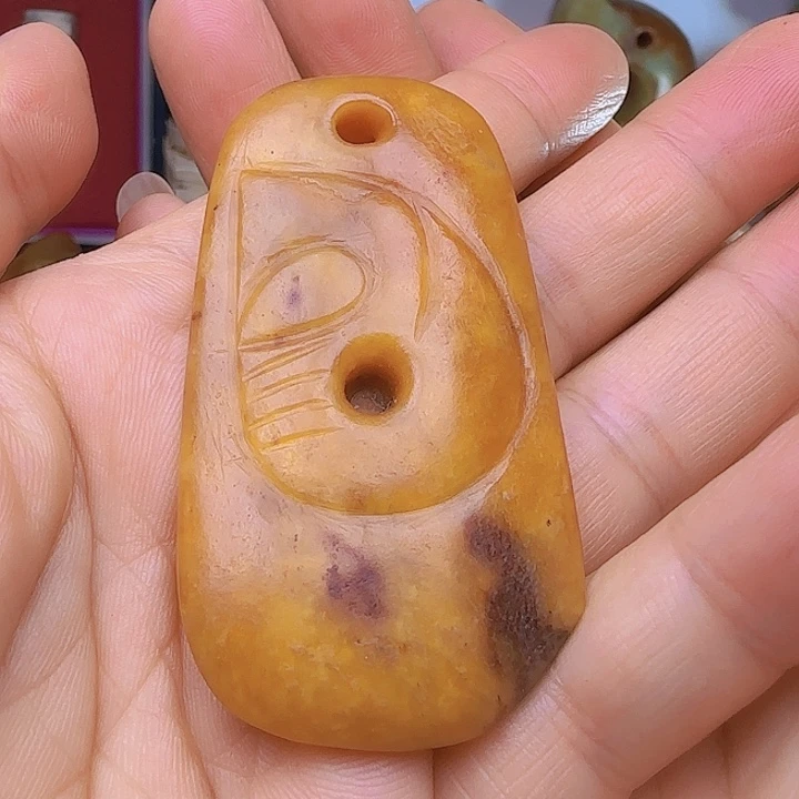 和田玉未镶嵌吊坠(不含链)