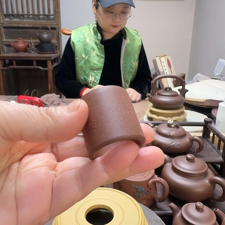 紫砂茶宠手工制作板指