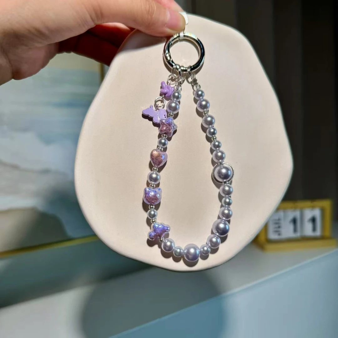 5252乐屿原创手工串珠创意时尚手机链饰品