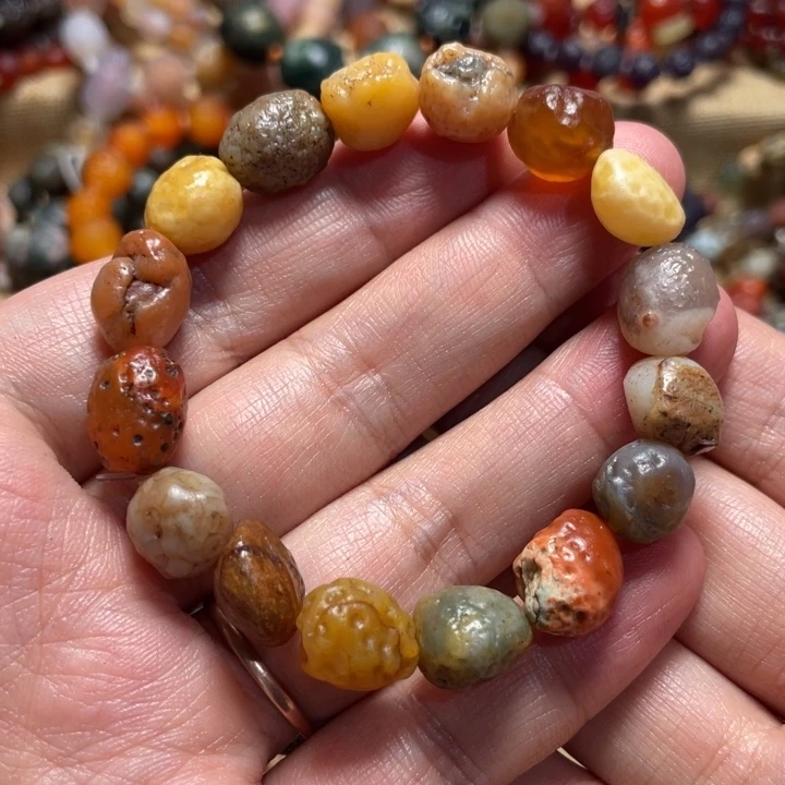 玛瑙/玉髓合金手链