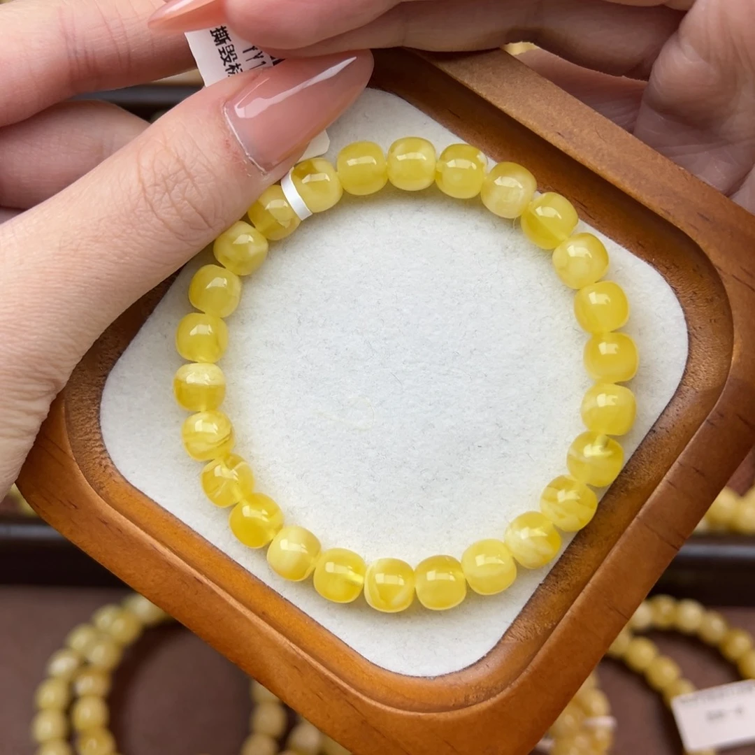 琥珀未镶嵌珠宝奇石8.2mm