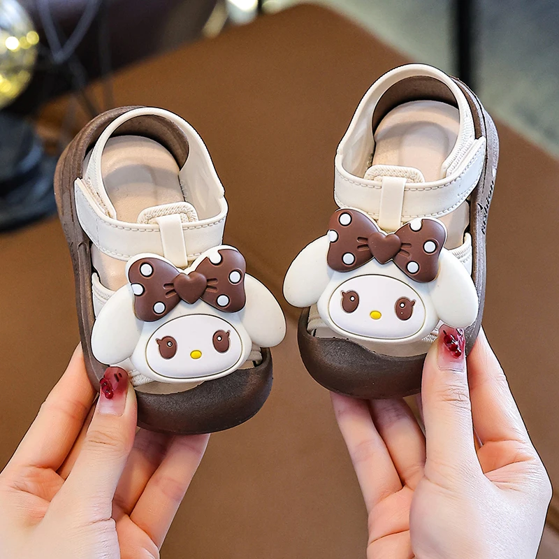 2025夏季新款婴儿男女款宝宝学步凉鞋软底防滑轻便超软库洛米鞋子