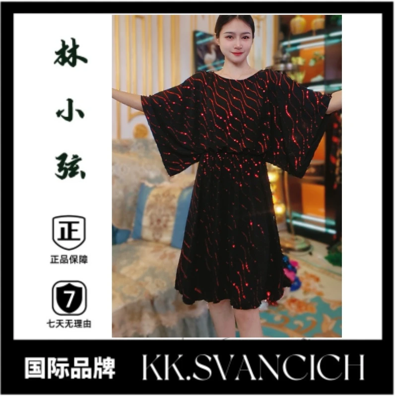 513红色夏季修身设计师气质显瘦时尚连衣裙