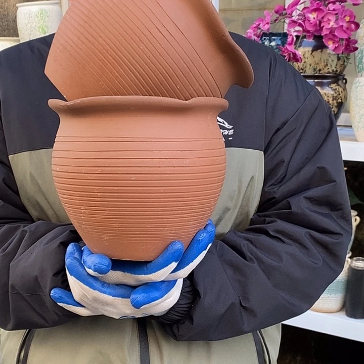 花盆紫砂口20高18福利俩个