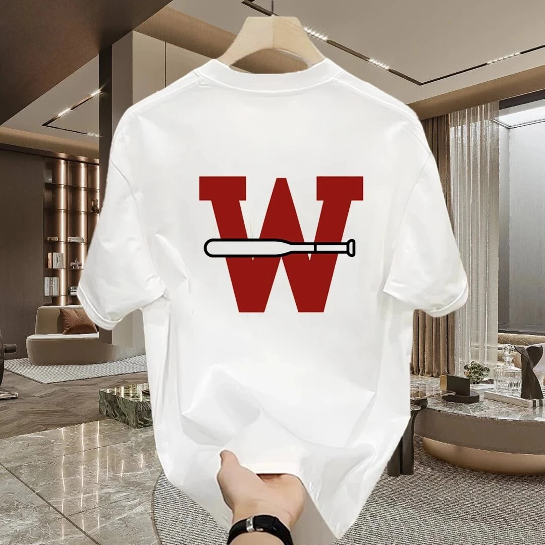 仓石一树美式痞帅短袖T恤青年男女款2025夏季ins潮牌黑色宽松上衣