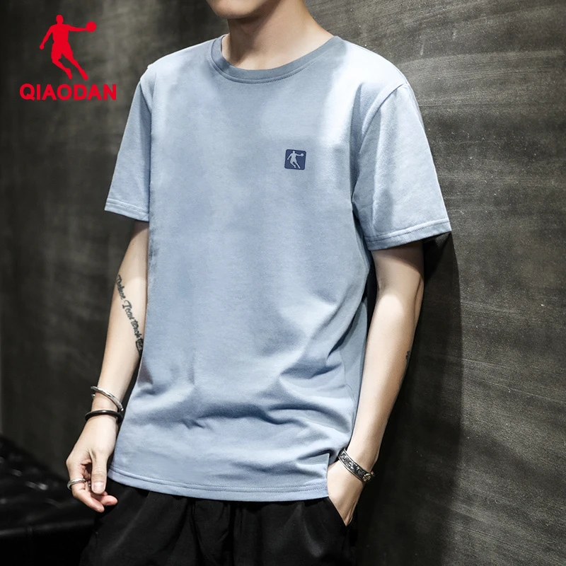 乔丹短袖t恤男2025夏季新款宽松透气半袖圆领上衣跑步健身运动服