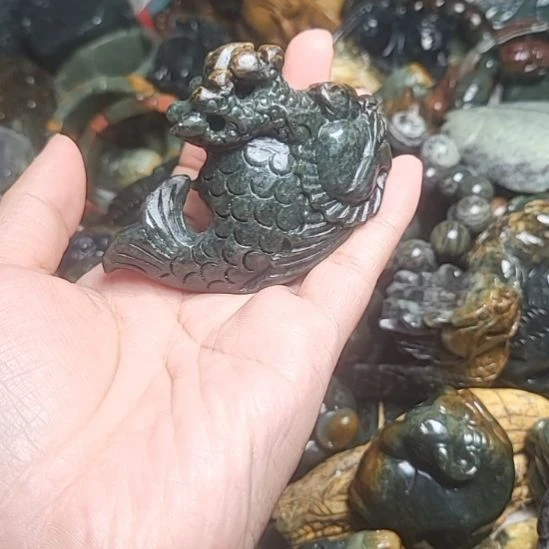 岫岩河磨玉（透闪石质玉）未镶嵌挂件