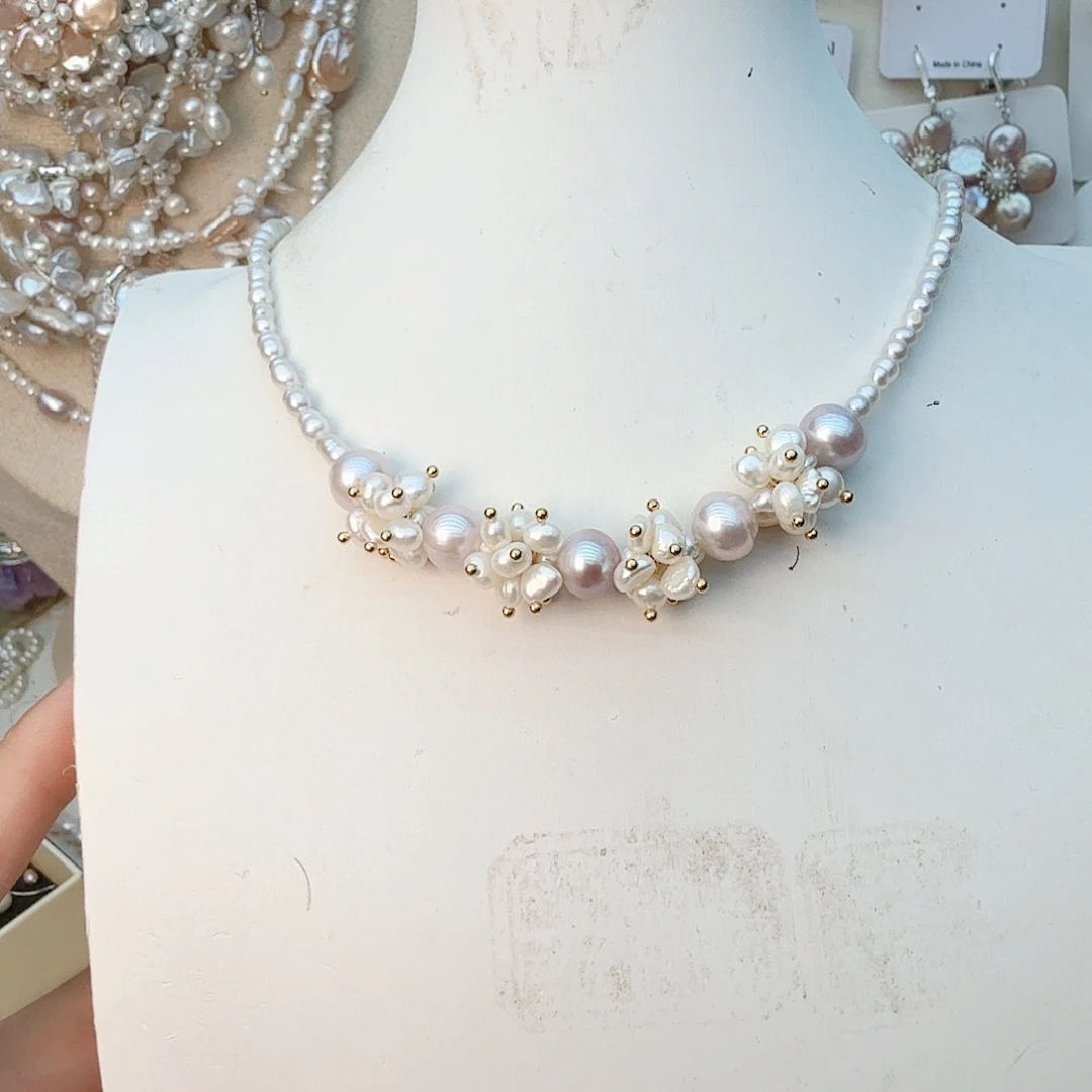 未镶嵌淡水珍珠颈饰