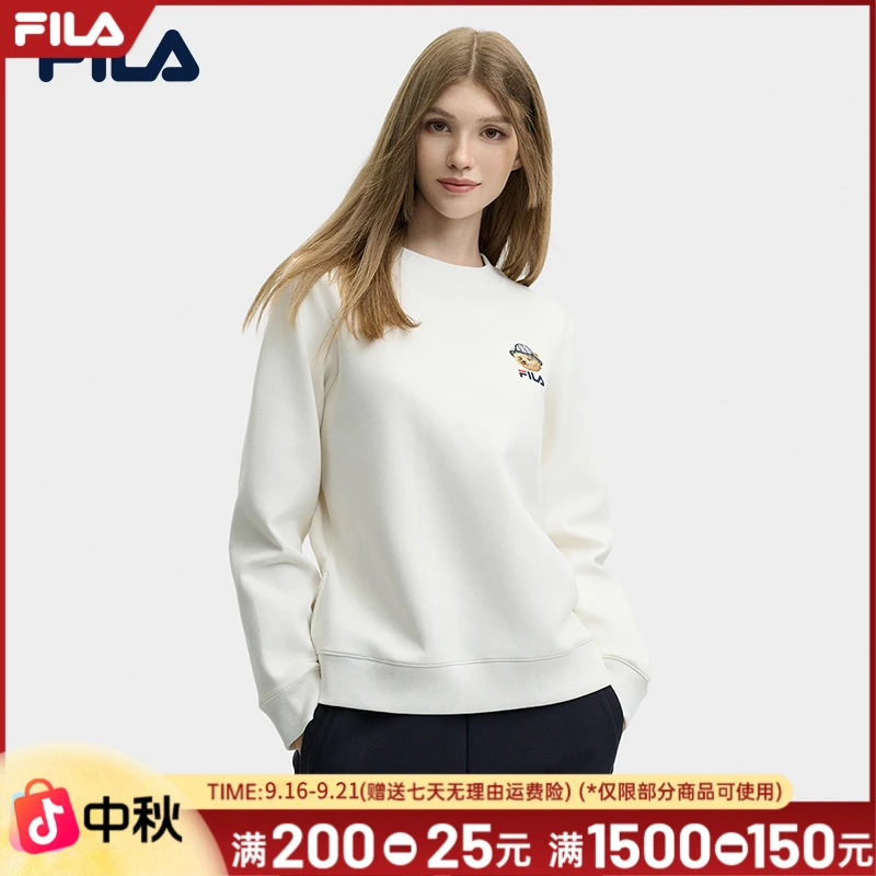 【可爱小熊】斐乐女装秋冬新款运动卫衣宽松时尚休闲长袖F11W448214