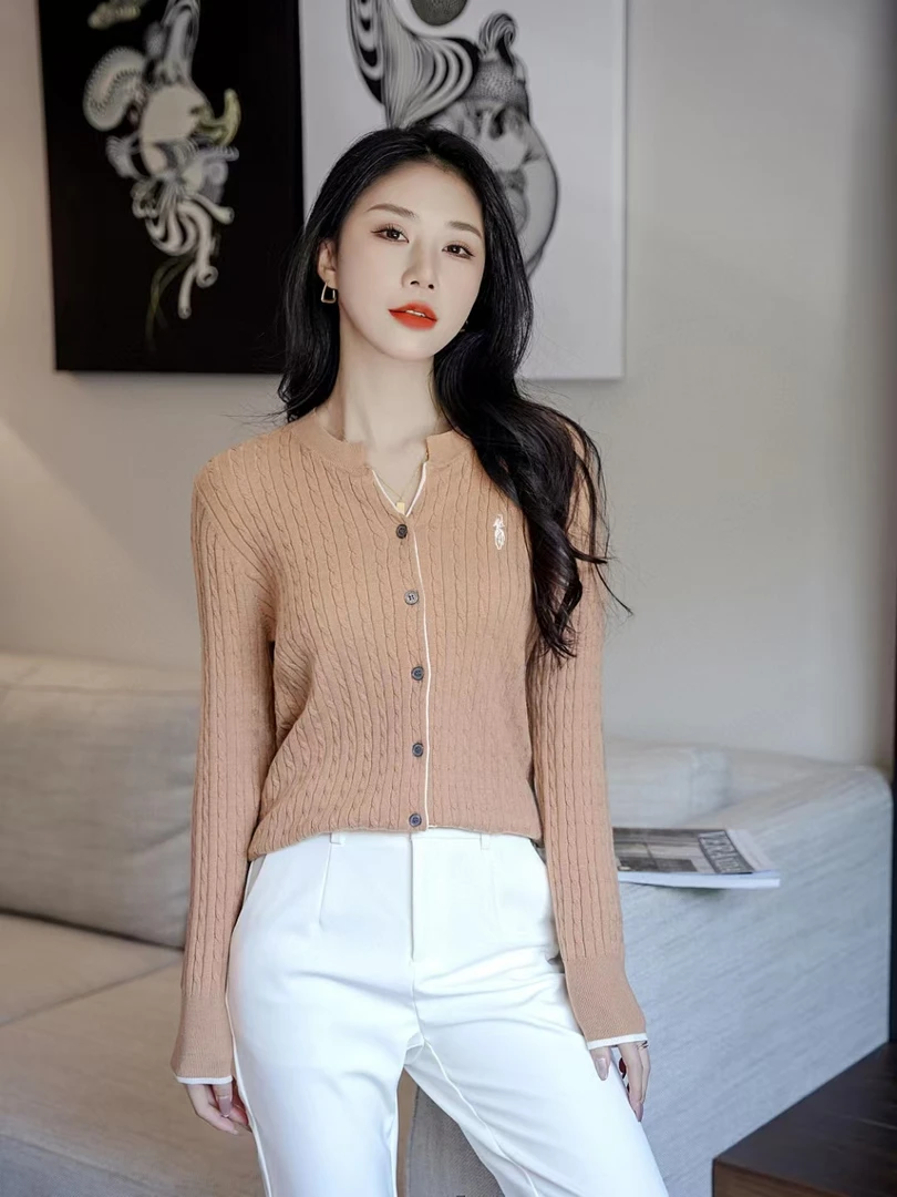 Y09 时尚英伦风春秋季针织开衫101195