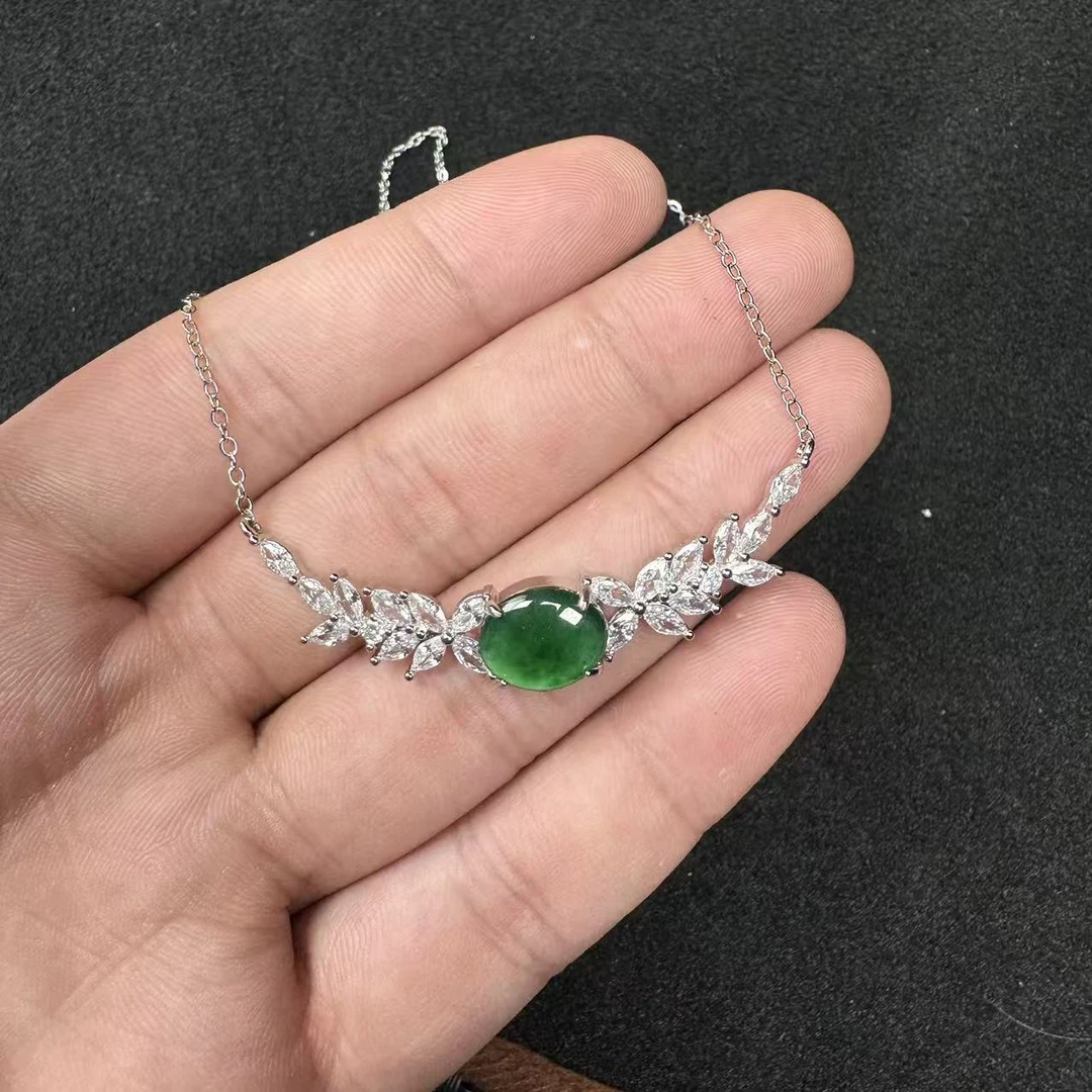 【玉经纶】176632/Q65-天然A货翡翠吊坠-多样性发其一