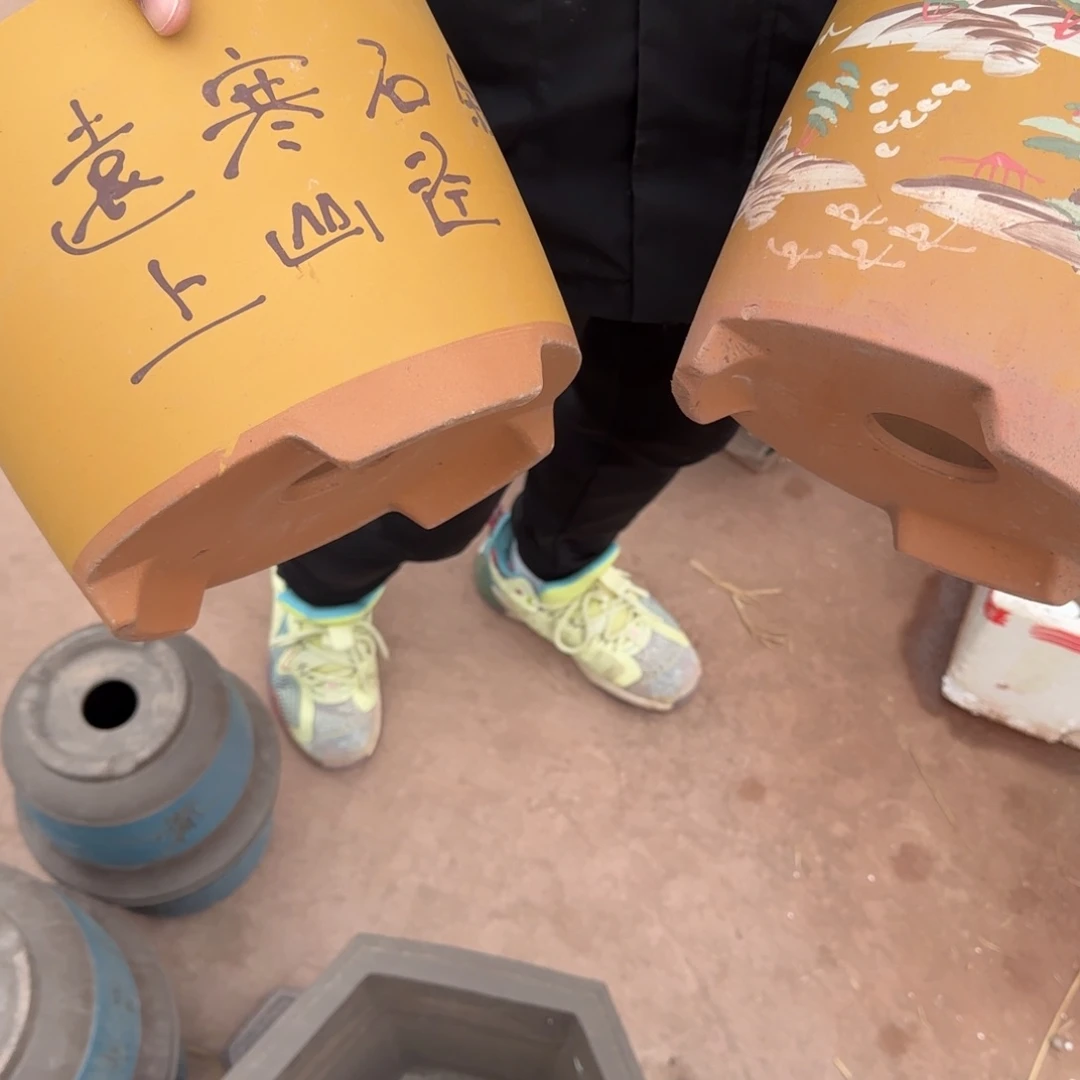 紫砂花盆口径17.13口径