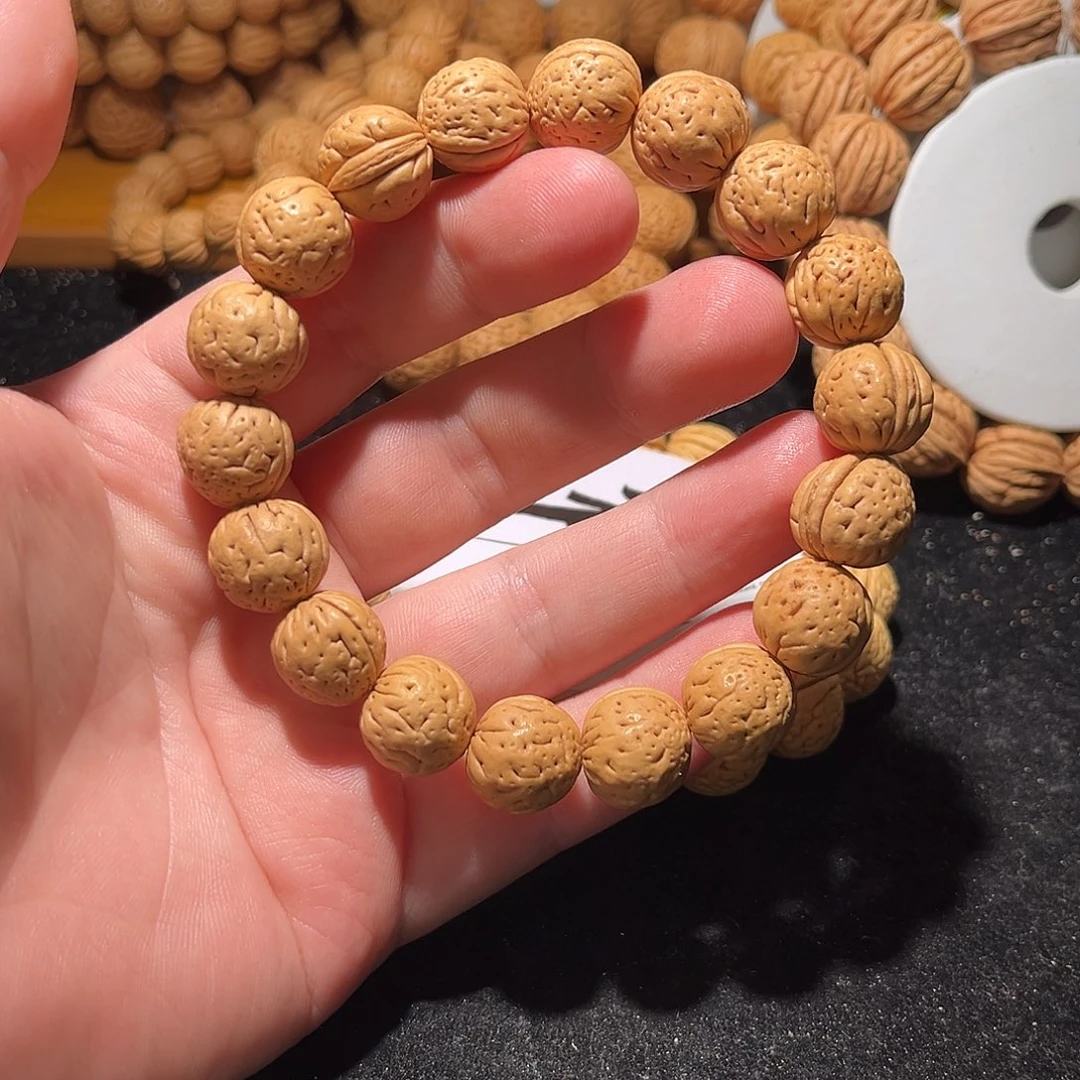 桃核手串14尺寸汉堡