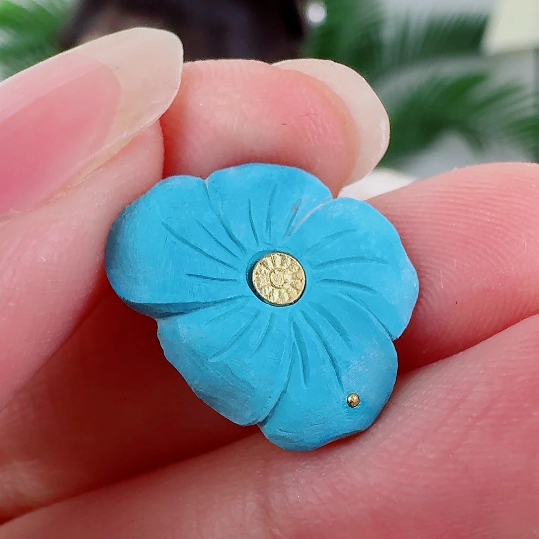 未镶嵌绿松石珠宝奇石