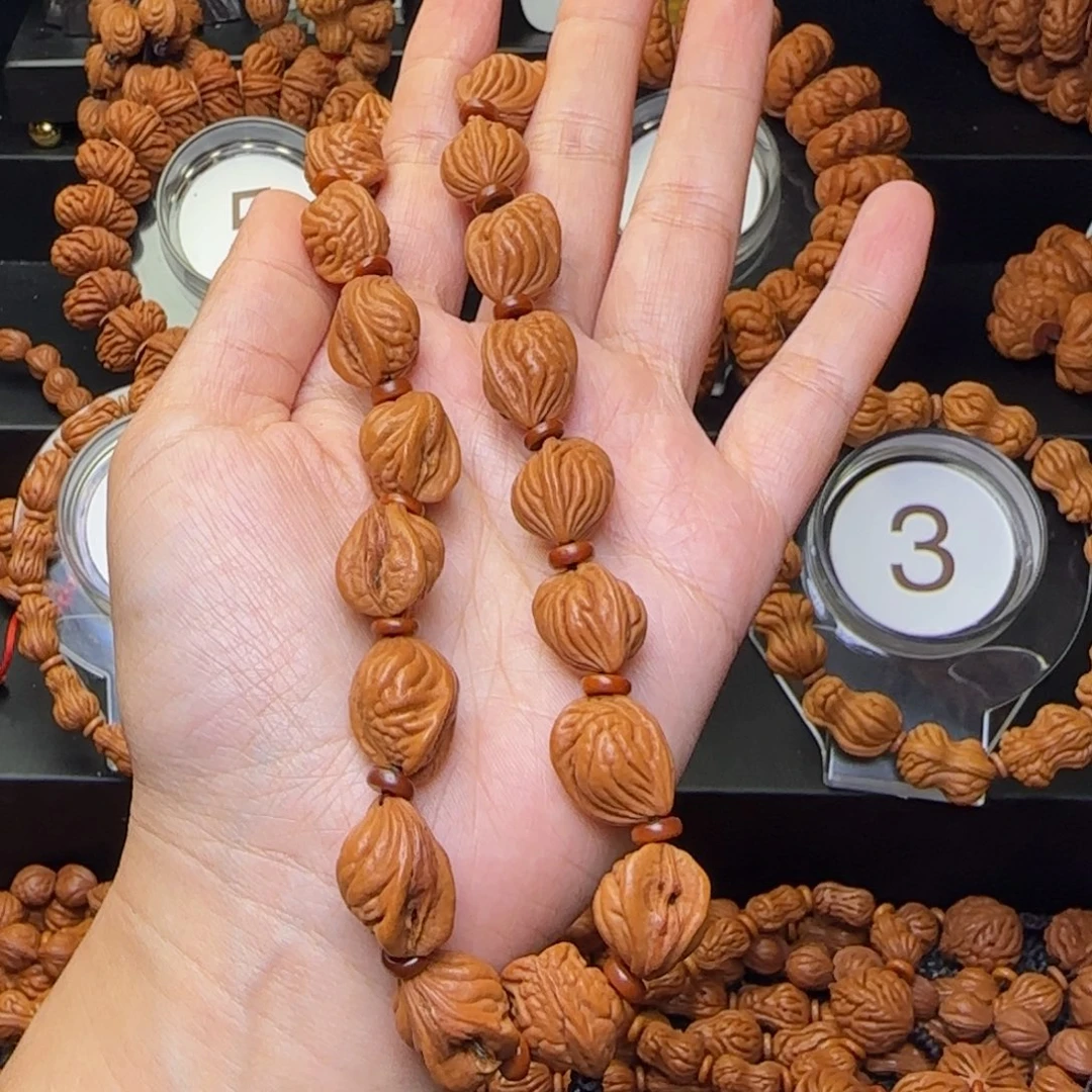 小***了桃核手串秦岭生命