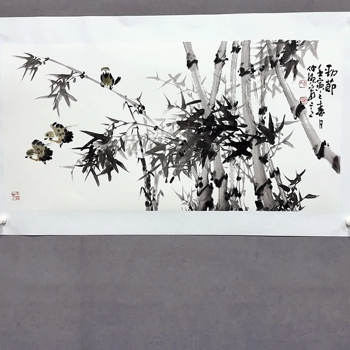 国画亲笔手绘放心去藏