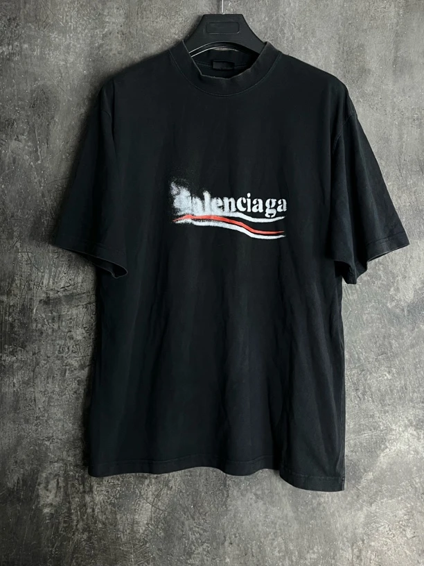 全新未使用 Balenciaga/巴黎世家 S码*1/模糊可乐短袖/03782
