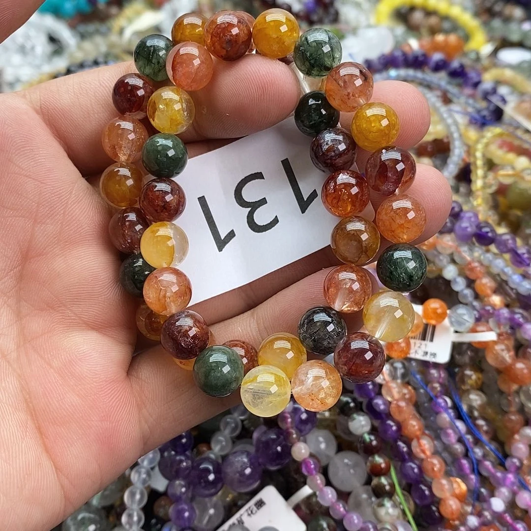 水晶手链未镶嵌手链多样性发一条