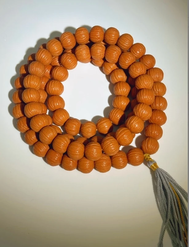 原桩土豪脖挂88颗猴头核桃文玩