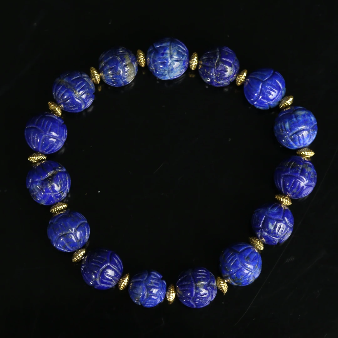 十九世纪青金石手串【文物宝库】AJD2512051011