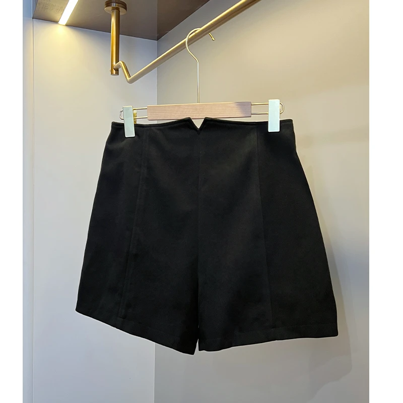 周周微胖定制【JDM978短裤】秋冬款时尚小众高腰显瘦短裤