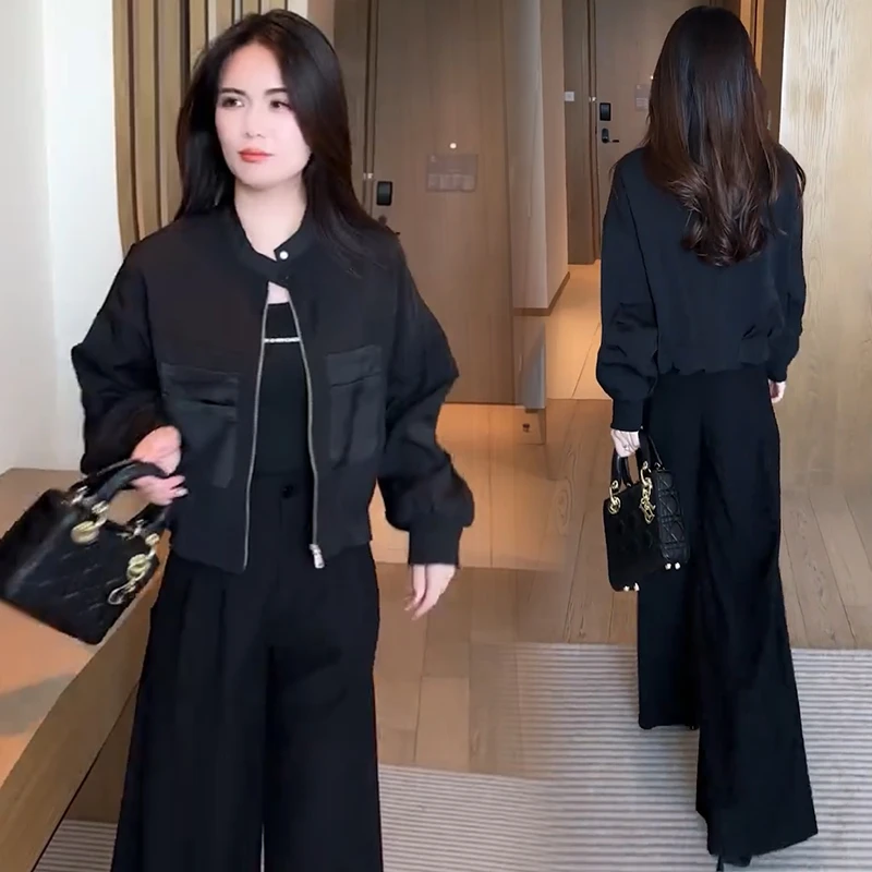 时尚短外套女2025秋季新款洋气显瘦减龄设计感百搭休闲夹克上衣潮