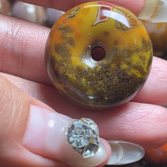 玛瑙/玉髓未镶嵌吊坠