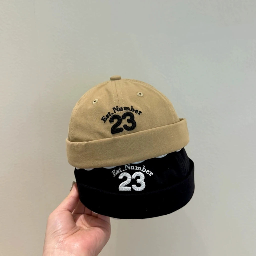 婴幼儿地主帽宝宝百搭春秋款遮阳帽男童夏季防晒帽小月龄瓜皮帽韩