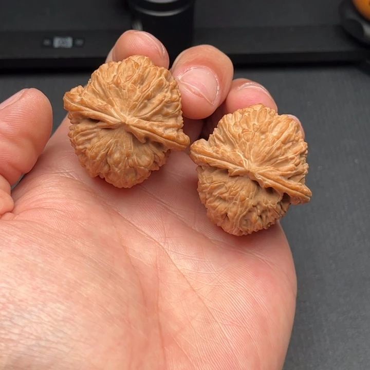 把件文玩核桃白狮子39