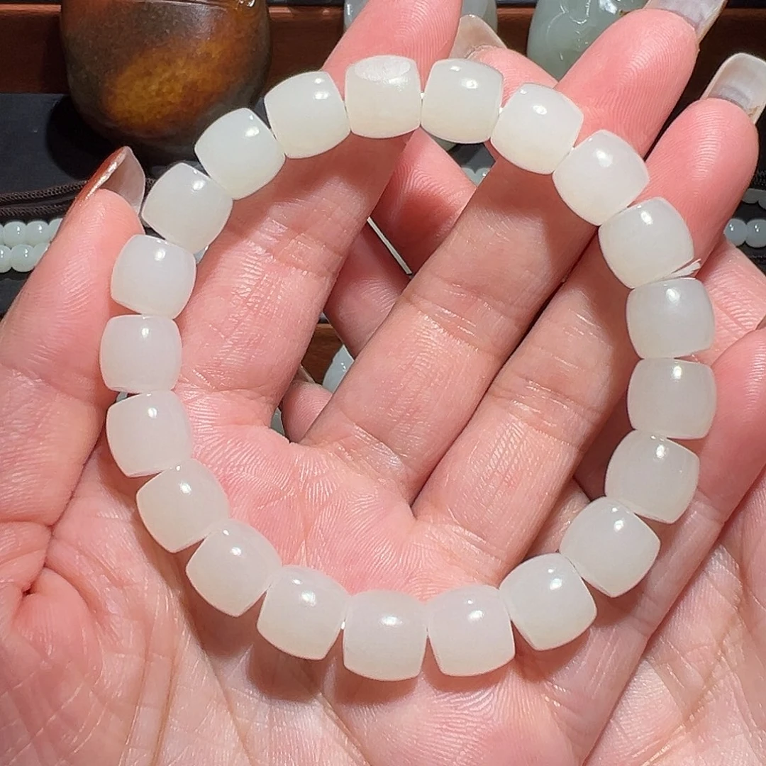 和田玉未镶嵌手链