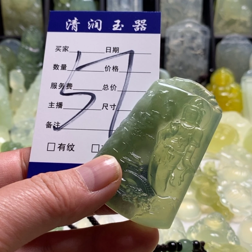 【闪购商品】蛇纹石玉颈饰合金九***9