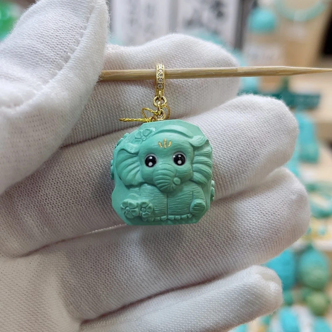 绿松石珠宝奇石未镶嵌